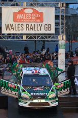 © North One Sport Limited 2010/ Octane Photographic Ltd. 2010 WRC Great Britain Podium, Sunday 14th November 2010. Digital ref : 0114lLW1D1337