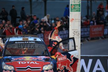 © North One Sport Limited 2010/ Octane Photographic Ltd. 2010 WRC Great Britain Podium, Sunday 14th November 2010. Digital ref : 0114lLW1D1381