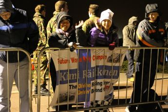 © North One Sport Limited 2010/ Octane Photographic Ltd. 2010 WRC Great Britain SS1, Thursday 11th November 2010, Kimi Raikkonen supporters. Digital Ref : 0115CB1D9683