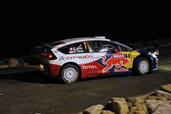 © North One Sport Limited 2010/ Octane Photographic Ltd. 2010 WRC Great Britain SS1, Thursday 11th November 2010, Sebastien Loeb/Daniel Elena, Citroen C4 WRC. Digital Ref : 0115CB1D9860