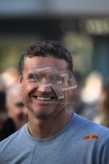 World © Octane Photographic 2010. 2010 Red Bull City Limits street demo Belfast, David Coulthard. Digital ref : 0027CB1D3959