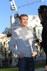 World © Octane Photographic 2010. 2010 Red Bull City Limits street demo Belfast, David Coulthard. Digital ref : 0027CB1D4012