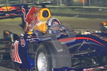 World © Octane Photographic 2010. 2010 Red Bull City Limits street demo Belfast, David Coulthard. Digital ref : 0027CB7D0041