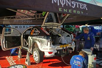 © North One Sport Limited 2010/ Octane Photographic Ltd. 2010 WRC Great Britain Shakedown, Wednesday 10th November 2010. Ken Block/ Alex Gelsomino, Ford Focus WRC.  Digital Ref : 0035CB1D9198