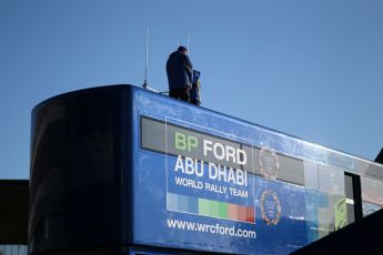 © North One Sport Limited 2010/ Octane Photographic Ltd. 2010 WRC Great Britain Shakedown, Wednesday 10th November 2010. BP Ford Truck. Digital Ref : 0035CB1D9274