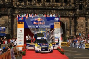 © North One Sport Ltd. 2010 / Octane Photographic Ltd. 2010 WRC Germany Podium, 23st August 2010. Digital Ref: 0212lw7d8398