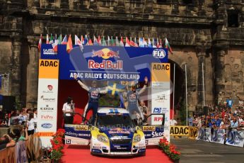 © North One Sport Ltd. 2010 / Octane Photographic Ltd. 2010 WRC Germany Podium, 23st August 2010. Digital Ref: 0212lw7d8405