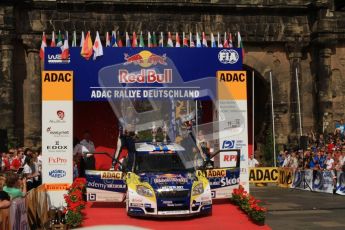 © North One Sport Ltd. 2010 / Octane Photographic Ltd. 2010 WRC Germany Podium, 23st August 2010. Digital Ref: 0212lw7d8411