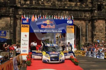 © North One Sport Ltd. 2010 / Octane Photographic Ltd. 2010 WRC Germany Podium, 23st August 2010. Digital Ref: 0212lw7d8430