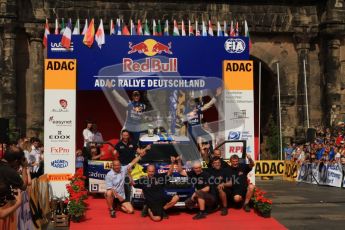 © North One Sport Ltd. 2010 / Octane Photographic Ltd. 2010 WRC Germany Podium, 23st August 2010. Digital Ref: 0212lw7d8447