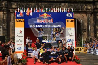 © North One Sport Ltd. 2010 / Octane Photographic Ltd. 2010 WRC Germany Podium, 23st August 2010. Digital Ref: 0212lw7d8456
