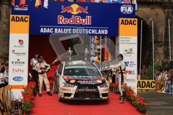 © North One Sport Ltd. 2010 / Octane Photographic Ltd. 2010 WRC Germany Podium, 23st August 2010. Digital Ref: 0212lw7d8507