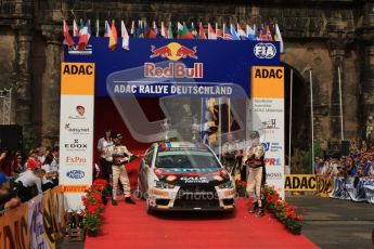 © North One Sport Ltd. 2010 / Octane Photographic Ltd. 2010 WRC Germany Podium, 23st August 2010. Digital Ref: 0212lw7d8510