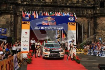 © North One Sport Ltd. 2010 / Octane Photographic Ltd. 2010 WRC Germany Podium, 23st August 2010. Digital Ref: 0212lw7d8515