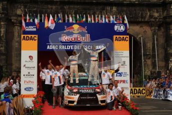 © North One Sport Ltd. 2010 / Octane Photographic Ltd. 2010 WRC Germany Podium, 23st August 2010. Digital Ref: 0212lw7d8526