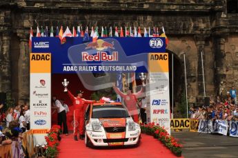 © North One Sport Ltd. 2010 / Octane Photographic Ltd. 2010 WRC Germany Podium, 23st August 2010. Digital Ref: 0212lw7d8576