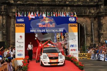 © North One Sport Ltd. 2010 / Octane Photographic Ltd. 2010 WRC Germany Podium, 23st August 2010. Digital Ref: 0212lw7d8579