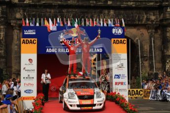 © North One Sport Ltd. 2010 / Octane Photographic Ltd. 2010 WRC Germany Podium, 23st August 2010. Digital Ref: 0212lw7d8605
