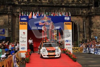 © North One Sport Ltd. 2010 / Octane Photographic Ltd. 2010 WRC Germany Podium, 23st August 2010. Digital Ref: 0212lw7d8619