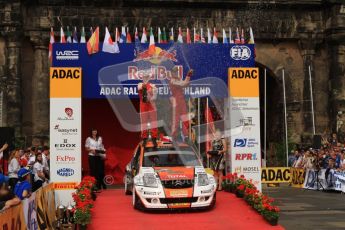 © North One Sport Ltd. 2010 / Octane Photographic Ltd. 2010 WRC Germany Podium, 23st August 2010. Digital Ref: 0212lw7d8625