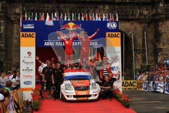 © North One Sport Ltd. 2010 / Octane Photographic Ltd. 2010 WRC Germany Podium, 23st August 2010. Digital Ref: 0212lw7d8669