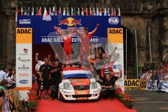 © North One Sport Ltd. 2010 / Octane Photographic Ltd. 2010 WRC Germany Podium, 23st August 2010. Digital Ref: 0212lw7d8672