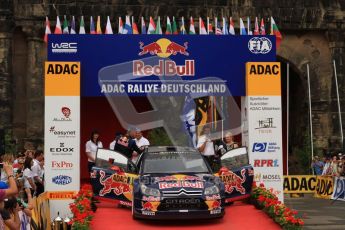 © North One Sport Ltd. 2010 / Octane Photographic Ltd. 2010 WRC Germany Podium, 23st August 2010. Digital Ref: 0212lw7d8783