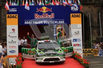 © North One Sport Ltd. 2010 / Octane Photographic Ltd. 2010 WRC Germany Podium, 23st August 2010. Digital Ref: 0212lw7d8819