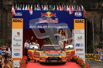 © North One Sport Ltd. 2010 / Octane Photographic Ltd. 2010 WRC Germany Podium, 23st August 2010. Digital Ref: 0212lw7d8858