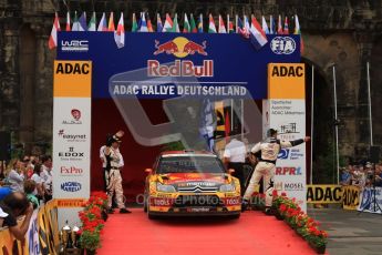 © North One Sport Ltd. 2010 / Octane Photographic Ltd. 2010 WRC Germany Podium, 23st August 2010. Digital Ref: 0212lw7d8879