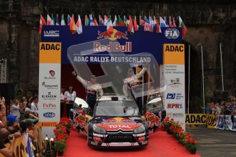 © North One Sport Ltd. 2010 / Octane Photographic Ltd. 2010 WRC Germany Podium, 23st August 2010. Digital Ref: 0212lw7d8969