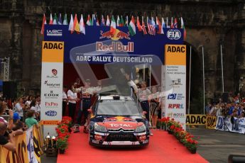 © North One Sport Ltd. 2010 / Octane Photographic Ltd. 2010 WRC Germany Podium, 23st August 2010. Digital Ref: 0212lw7d8994