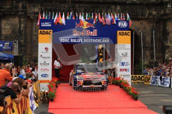 © North One Sport Ltd. 2010 / Octane Photographic Ltd. 2010 WRC Germany Podium, 23st August 2010. Digital Ref: 0212lw7d9031