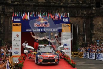 © North One Sport Ltd. 2010 / Octane Photographic Ltd. 2010 WRC Germany Podium, 23st August 2010. Digital Ref: 0212lw7d9070