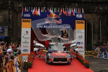 © North One Sport Ltd. 2010 / Octane Photographic Ltd. 2010 WRC Germany Podium, 23st August 2010. Digital Ref: 0212lw7d9078