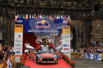 © North One Sport Ltd. 2010 / Octane Photographic Ltd. 2010 WRC Germany Podium, 23st August 2010. Digital Ref: 0212lw7d9183