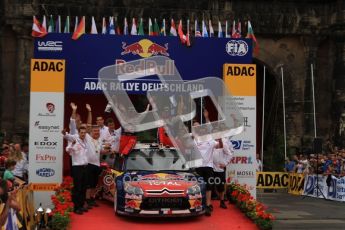 © North One Sport Ltd. 2010 / Octane Photographic Ltd. 2010 WRC Germany Podium, 23st August 2010. Digital Ref: 0212lw7d9267