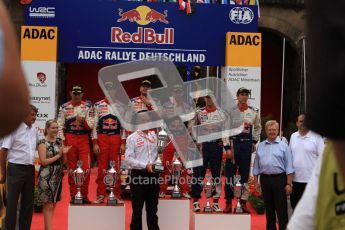 © North One Sport Ltd. 2010 / Octane Photographic Ltd. 2010 WRC Germany Podium, 23st August 2010. Digital Ref: 0212lw7d9349
