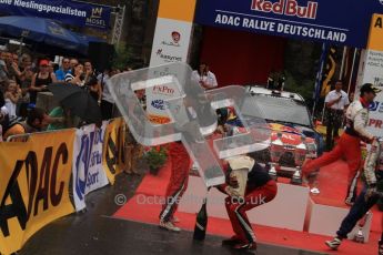 © North One Sport Ltd. 2010 / Octane Photographic Ltd. 2010 WRC Germany Podium, 23st August 2010. Digital Ref: 0212lw7d9381