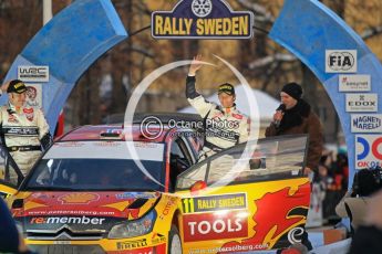 © North One Sport Ltd.2010 / Octane Photographic Ltd.2010. WRC Sweden Podium, February 14th 2010. Digital Ref : 0138CB1D3060