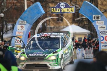 © North One Sport Ltd.2010 / Octane Photographic Ltd.2010. WRC Sweden Podium, February 14th 2010. Digital Ref : 0138CB1D3070