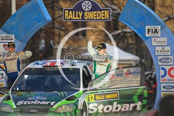 © North One Sport Ltd.2010 / Octane Photographic Ltd.2010. WRC Sweden Podium, February 14th 2010. Digital Ref : 0138CB1D3072