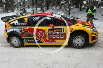 © North One Sport Ltd.2010 / Octane Photographic Ltd.2010. WRC Sweden shakedown stage. February 11th 2010. Digital Ref : 0129CB1D1204