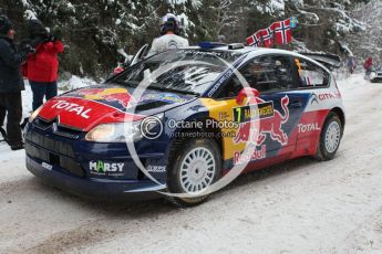 © North One Sport Ltd.2010 / Octane Photographic Ltd.2010. WRC Sweden shakedown stage. February 11th 2010. Digital Ref : 0129CB1D1210
