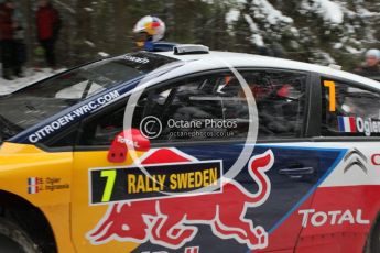 © North One Sport Ltd.2010 / Octane Photographic Ltd.2010. WRC Sweden shakedown stage. February 11th 2010. Digital Ref : 0129CB1D1213
