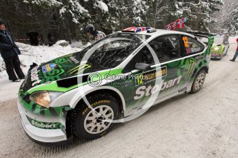 © North One Sport Ltd.2010 / Octane Photographic Ltd.2010. WRC Sweden shakedown stage. February 11th 2010. Digital Ref : 0129CB1D1230