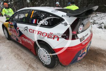 © North One Sport Ltd.2010 / Octane Photographic Ltd.2010. WRC Sweden shakedown stage. February 11th 2010, Sebastien Loeb/Daniel Elena, Citroen C4 WRC. Digital Ref : 0129CB1D1231