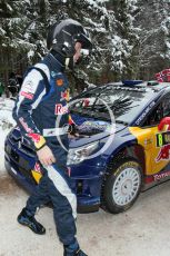 © North One Sport Ltd.2010 / Octane Photographic Ltd.2010. WRC Sweden shakedown stage. February 11th 2010, Kimi Raikkonen/Kaj Lindstrom, Citroen C4 WRC. Digital Ref : 0129CB1D1234