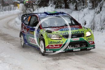 © North One Sport Ltd.2010 / Octane Photographic Ltd.2010. WRC Sweden shakedown stage. February 11th 2010. Digital Ref : 0129CB1D1190