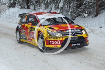 © North One Sport Ltd.2010 / Octane Photographic Ltd.2010. WRC Sweden shakedown stage. February 11th 2010. Digital Ref : 0129CB1D1197